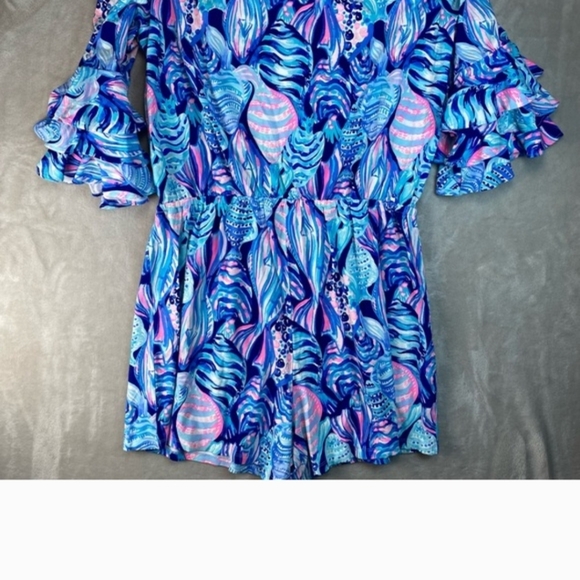 Lilly Pulitzer Calla Romper XLARGE - Picture 5 of 5
